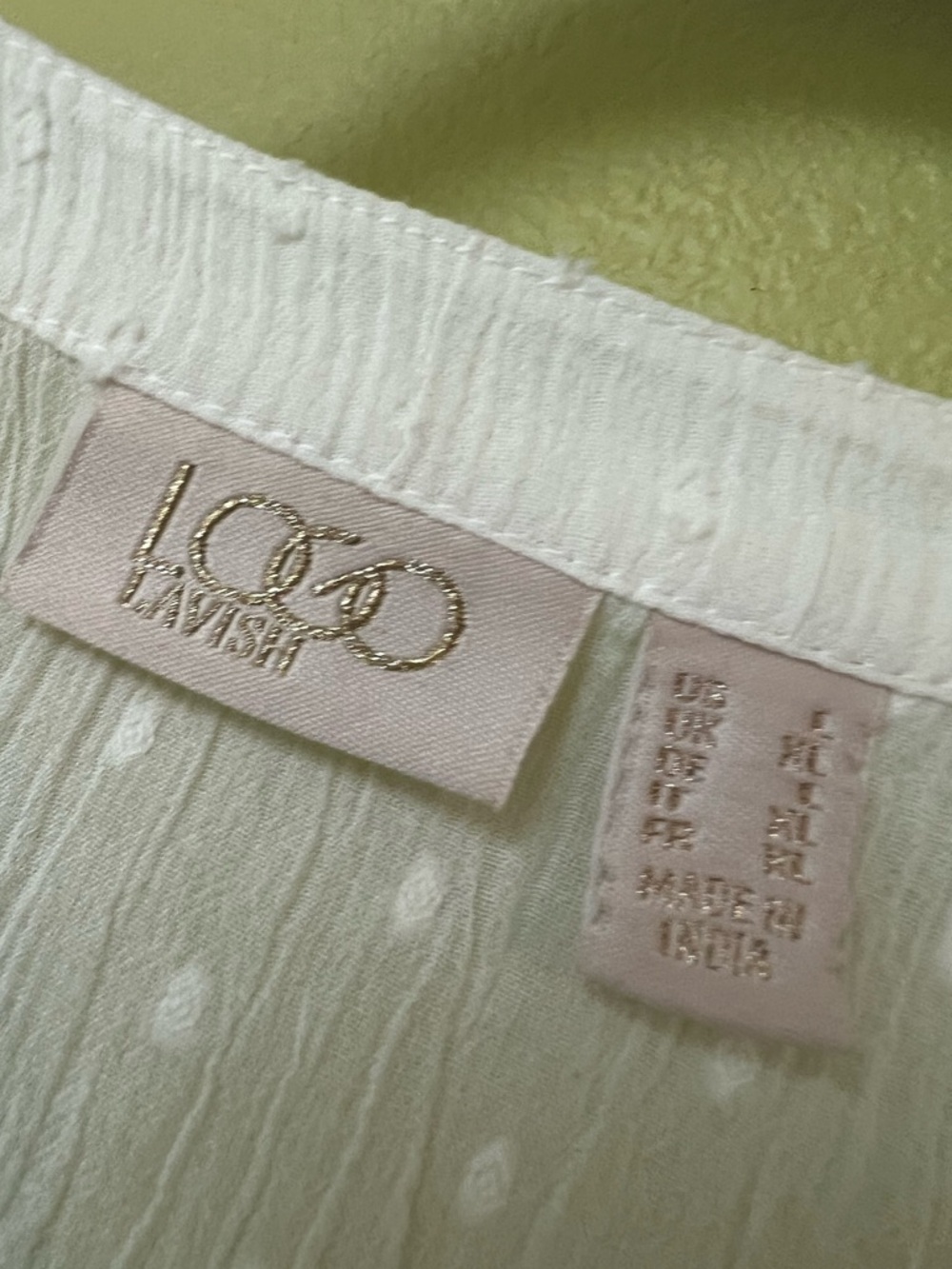 IRO Cream Lace-Trim Button Front Tunic - Picture 3 of 14